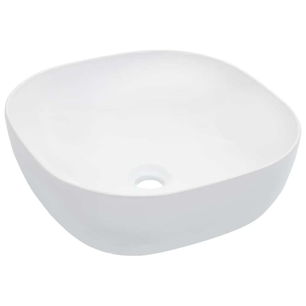 Vidaxl Washbasin 42.5x42.5x14,5 cm Céramique blanc