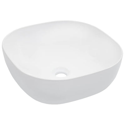 Vidaxl Washbasin 42.5x42.5x14,5 cm Céramique blanc