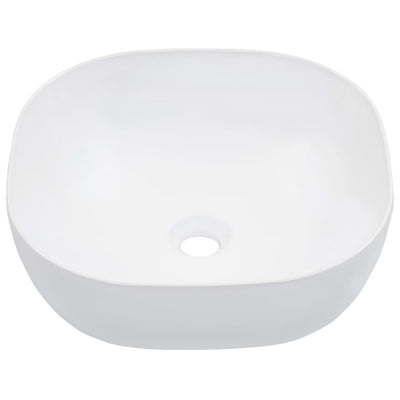 Vidaxl Washbasin 42.5x42.5x14,5 cm Céramique blanc