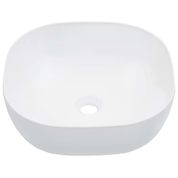 Vidaxl Washbasin 42.5x42.5x14,5 cm Céramique blanc