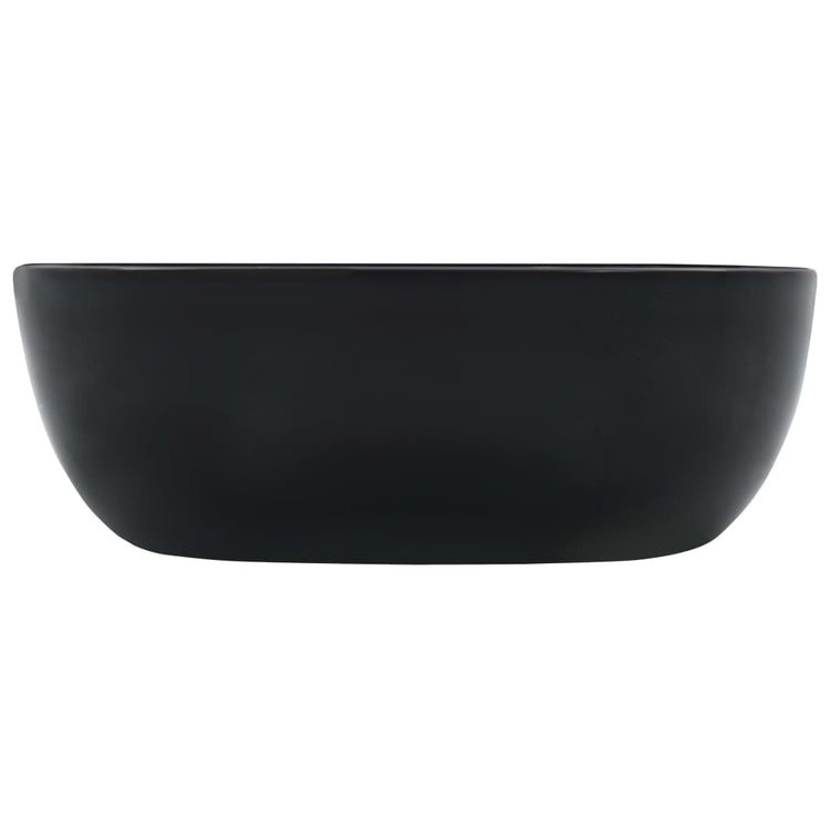 Vidaxl Washbasin 42.5x42.5x14,5 cm Black en céramique