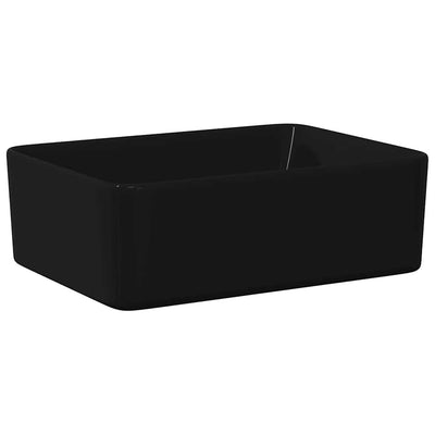 Vidaxl Washbasin 40x30x13 cm en céramique noir