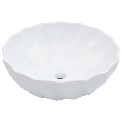 Vidaxl Washbasin 46x17 cm Céramique blanc