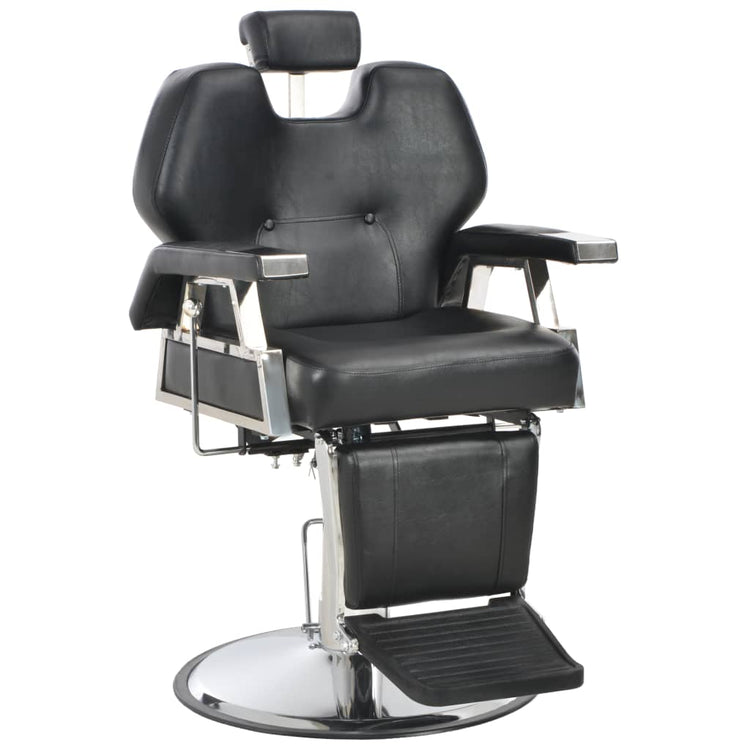 Chaise de coiffeur vidaxl 72x68x98 cm en cuir artificiel noir
