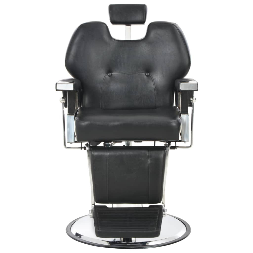 Chaise de coiffeur vidaxl 72x68x98 cm en cuir artificiel noir