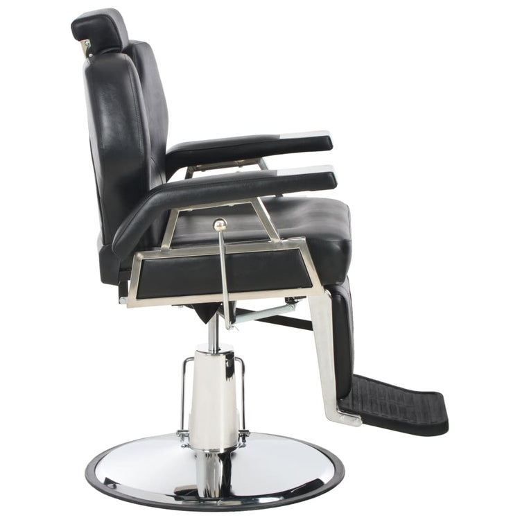 Chaise de coiffeur vidaxl 72x68x98 cm en cuir artificiel noir