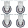 Vidaxl Roues fixes 4 ST 50 mm