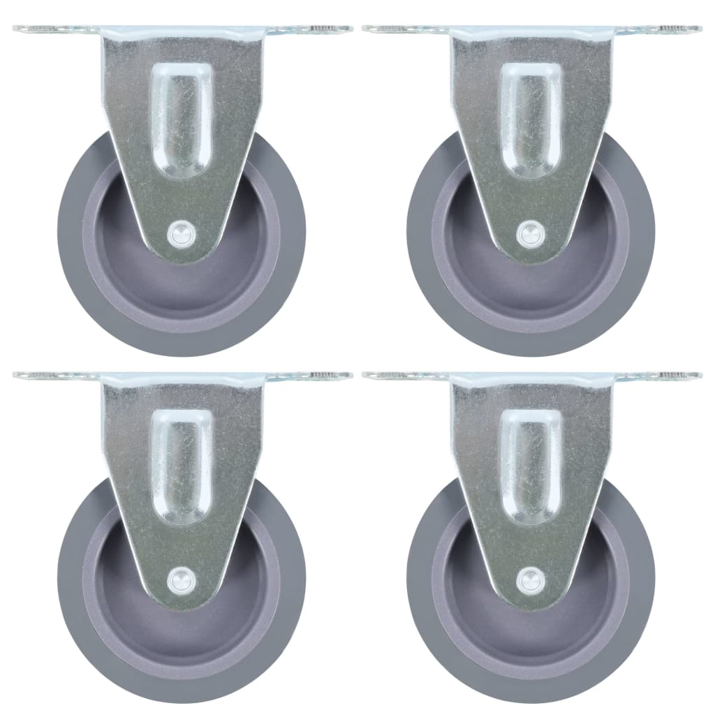 Vidaxl Roues fixes 4 ST 75 mm