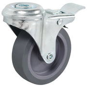 Roues pivotantes Vidaxl avec trous de boulons et freins doubles 4 st 75 mm - afbeelding 3