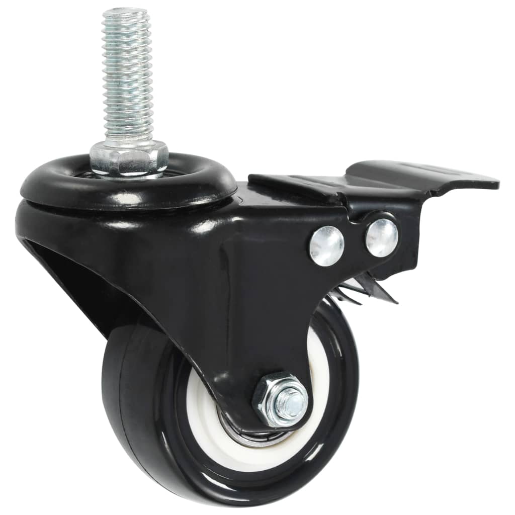 Roues pivotantes Vidaxl avec freins 4 st 50 mm