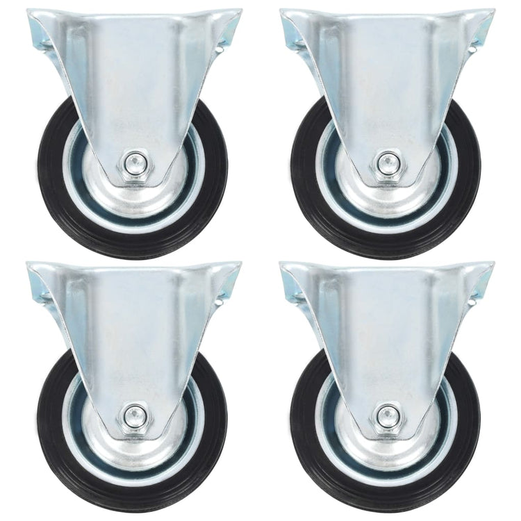 Vidaxl Roues fixes 4 ST 75 mm