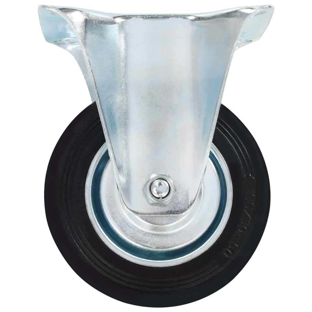 Vidaxl Roues fixes 4 st 100 mm
