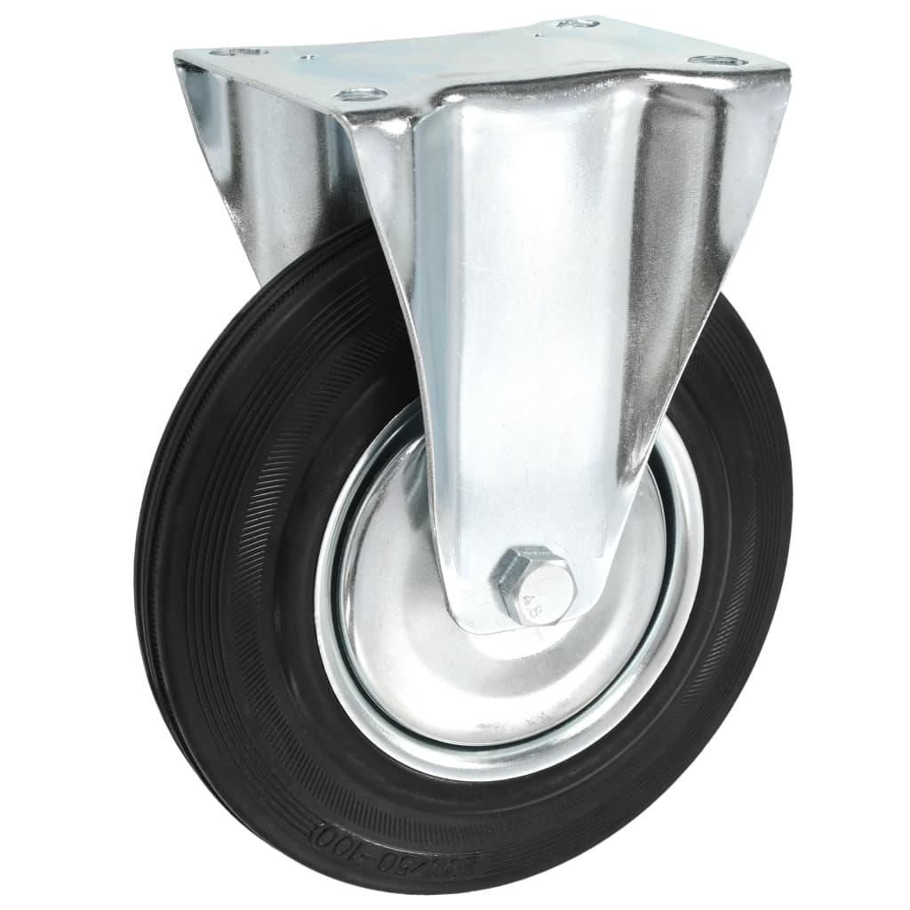 Vidaxl Roues fixes 4 ST 200 mm