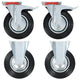 Vidaxl Roues 4 ST 200 mm