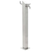 Vidaxl Garden Water Colmn Square 95 cm en acier inoxydable