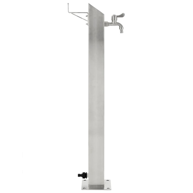 Vidaxl Garden Water Colmn Square 95 cm en acier inoxydable