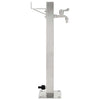 Vidaxl Garden Water Colmn Square 65 cm en acier inoxydable