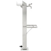 Vidaxl Garden Water Colmn Square 95 cm en acier inoxydable