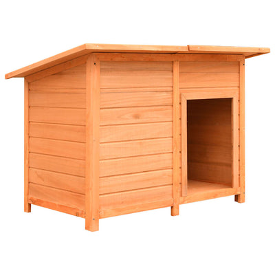 Vidaxl Dog Loft 120x77x86 cm Pine solide et bois de feu