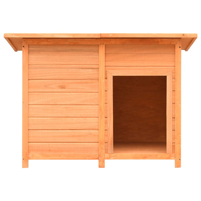 Vidaxl Dog Loft 120x77x86 cm Pine solide et bois de feu
