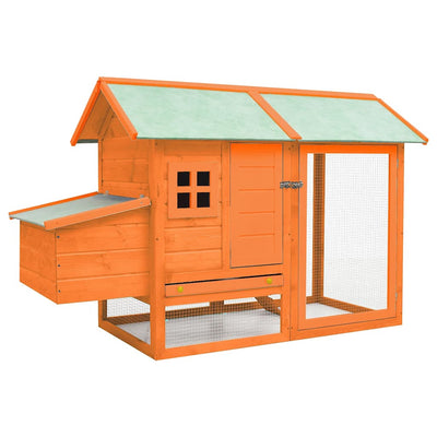 Vidaxl Chicken Coop 170x81x110 cm Pine de pin solide