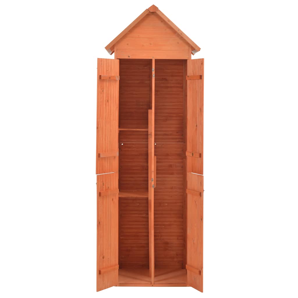 Vidaxl Garden Storage 71x60x213 cm Bois