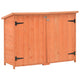 Vidaxl Garden Shed 128x42x91 cm Bois