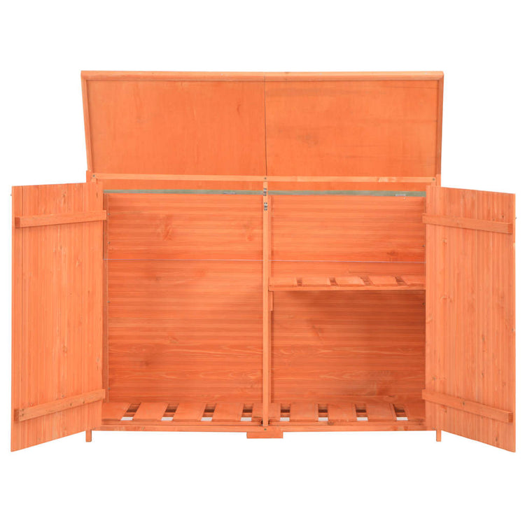 Vidaxl Garden Shed 128x42x91 cm Bois