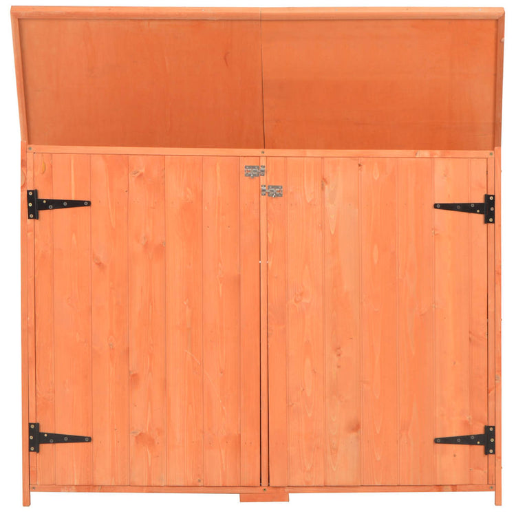 Vidaxl Garden Shed 128x42x91 cm Bois