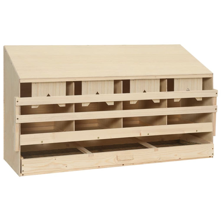Vidaxl Chicken Shelter 4 compartiments 106x40x59 cm Pine solide