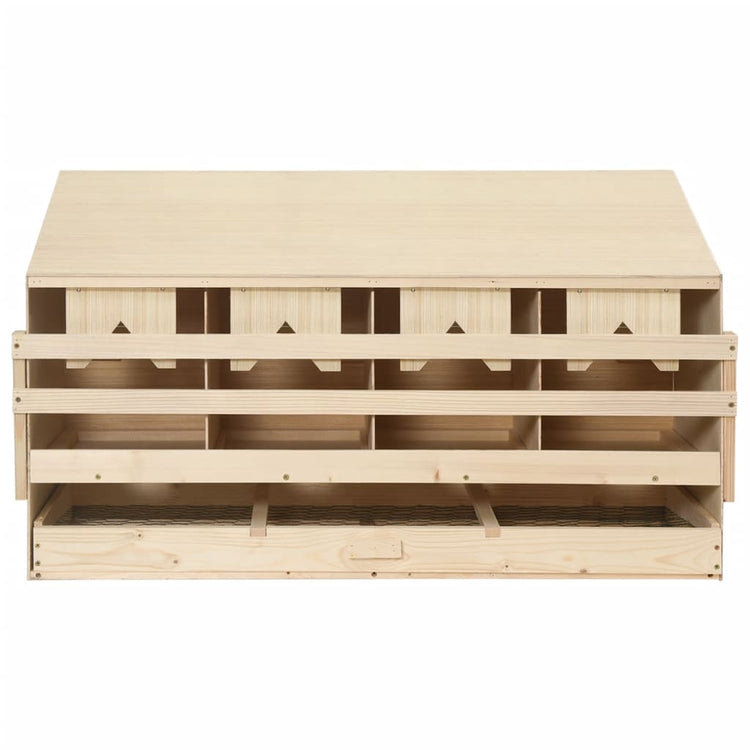 Vidaxl Chicken Shelter 4 compartiments 106x40x59 cm Pine solide
