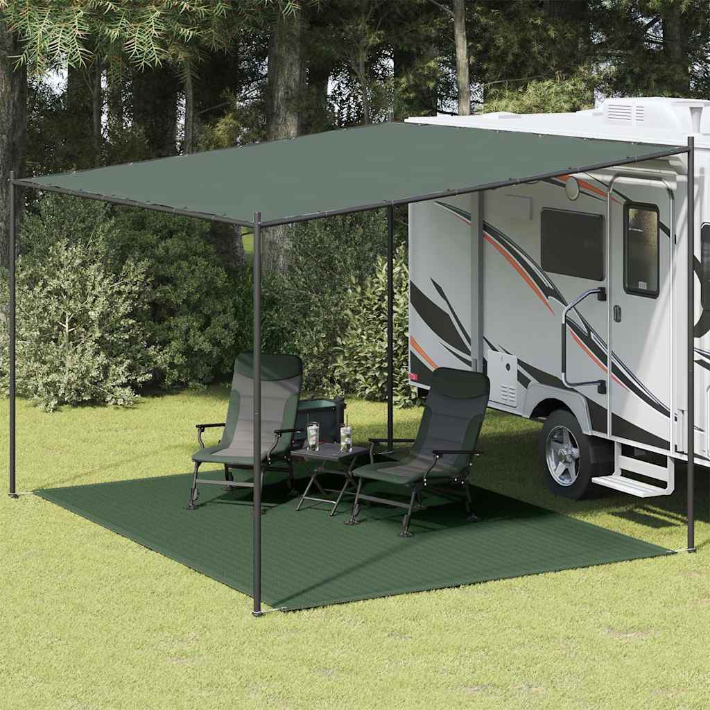 Vidaxl Tent Carpet 300x400 cm Green HDPE