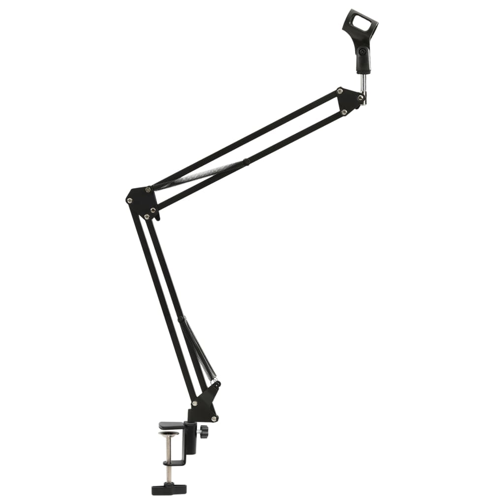 Vidaxl Microphone Standard Table Mountting Steel Black