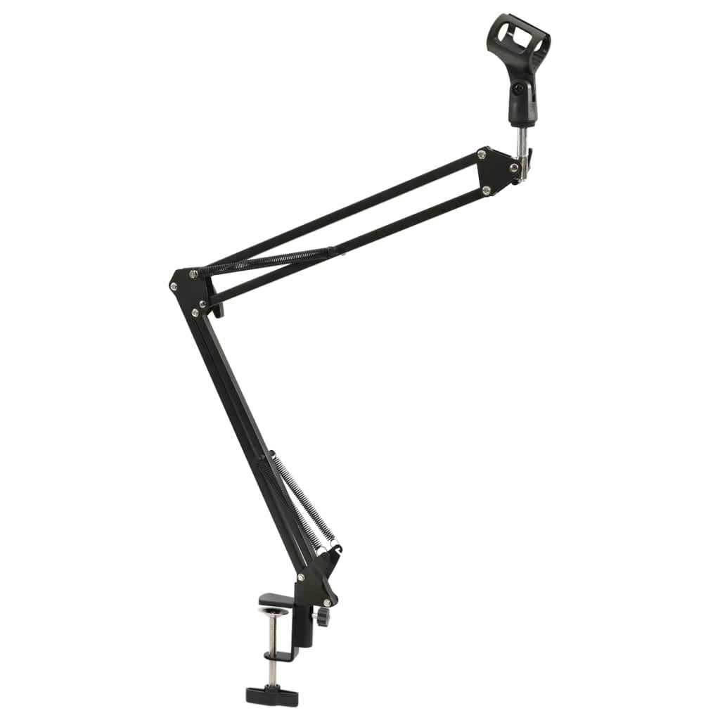Vidaxl Microphone Standard Table Mountting Steel Black