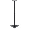 Le haut-parleur du moniteur Vidaxl Stands 2 St Steel noir