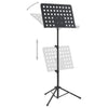 Vidaxl Music Book Stand Steel noir