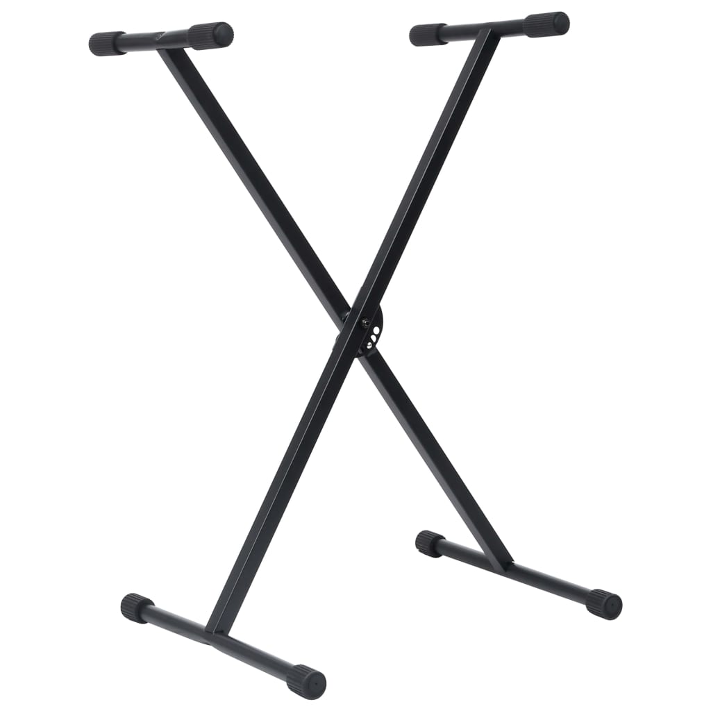 Support de clavier Vidaxl et tabouret noir