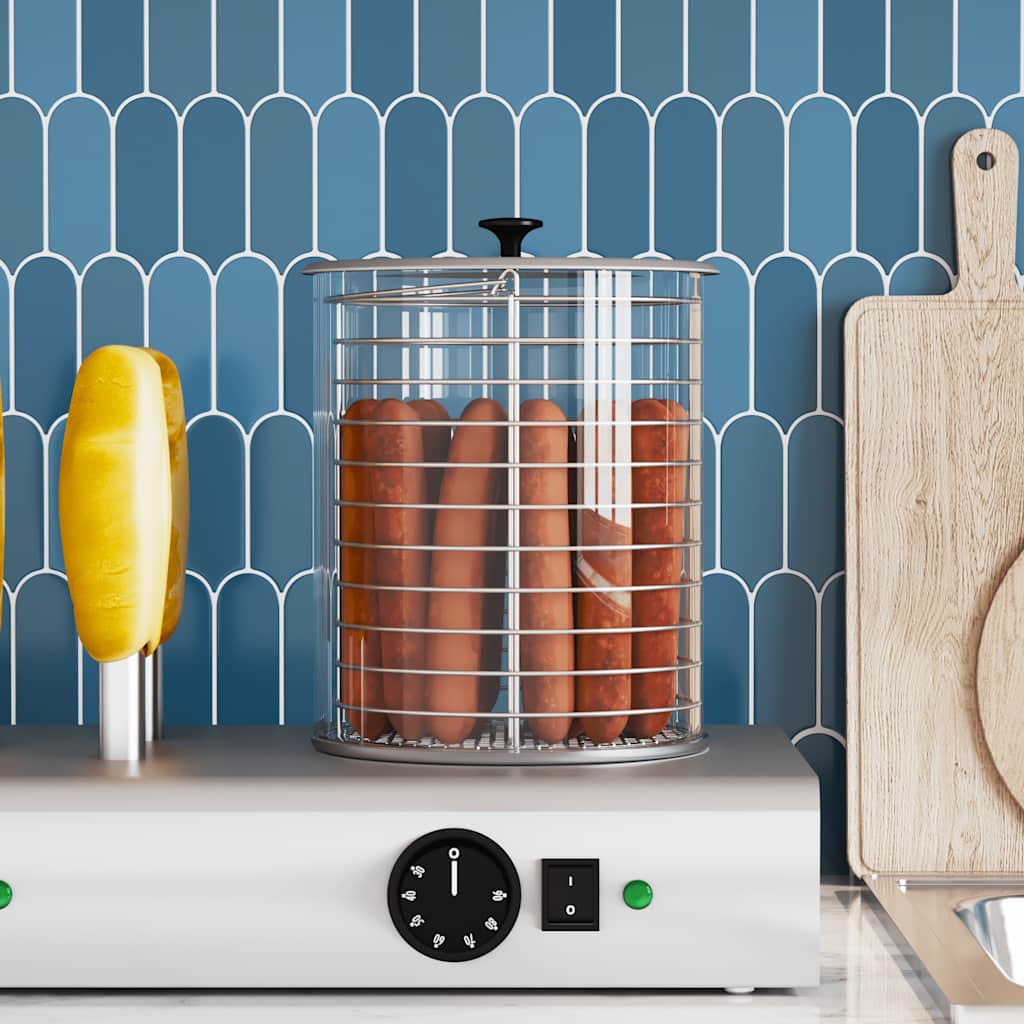 Vidaxl Cylinder pour Hotdog Histormer 200x240 mm de verre