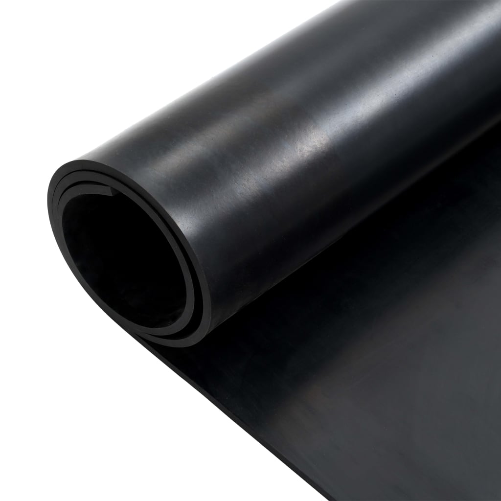Mat de plancher Vidaxl Anti-slip 8 mm de caoutchouc de 1,2x2 m en douceur