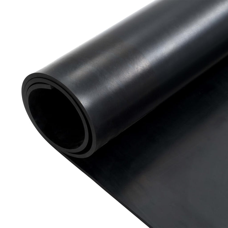 Mat de plancher Vidaxl Anti-slip 8 mm de caoutchouc de 1,2x2 m en douceur