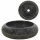 Puits vidaxl 40x12 cm en marbre noir