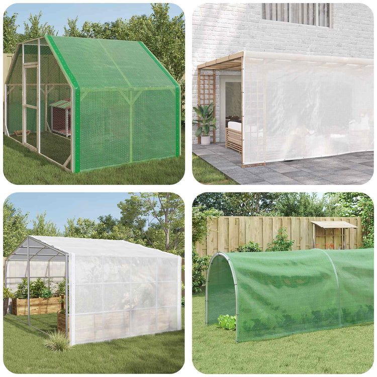Vidaxl Leno Tarpaulin 260 g m² 1,5x15 m blanc