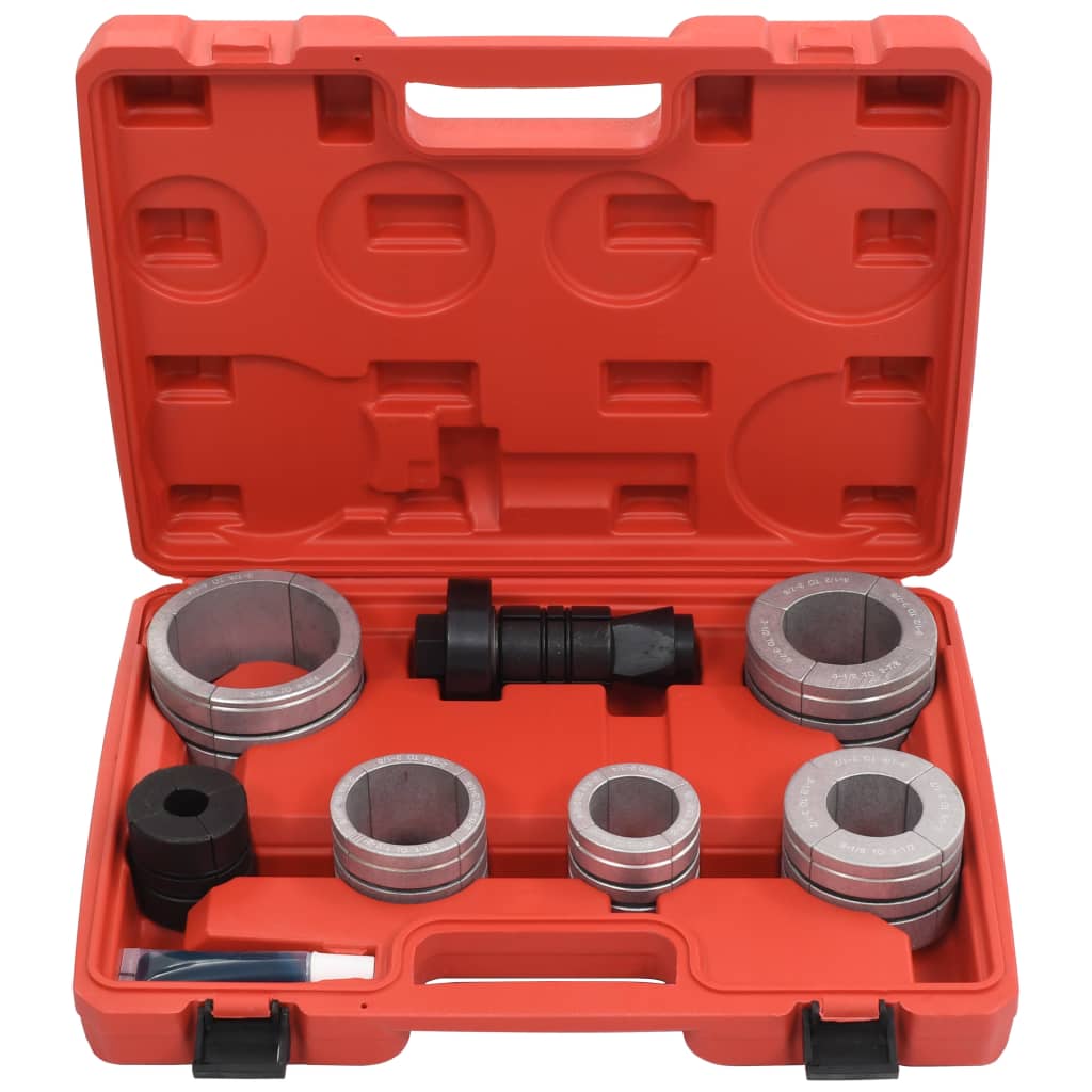 Vidaxl 8 pièces d'élargissement du tuyau en acier au carbone et en aluminium