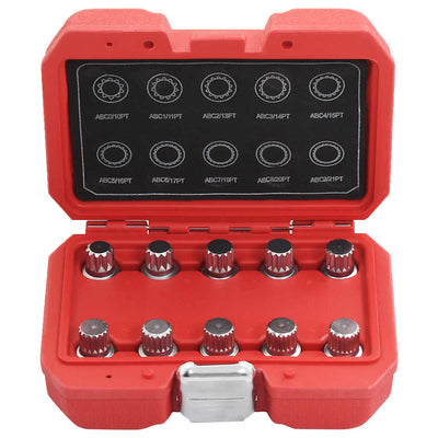 Vidaxl 10 pièces Wielborgmoers Keys Set for VW