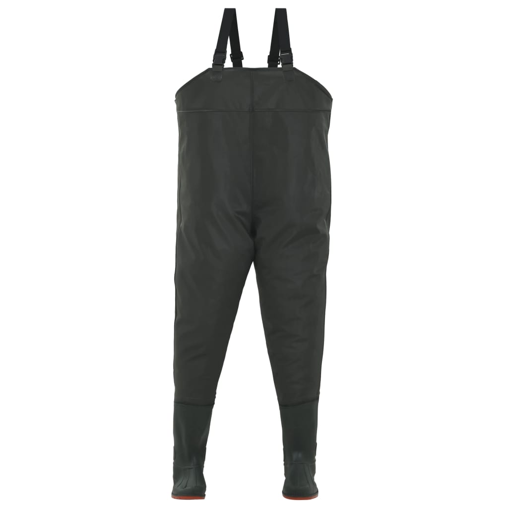 Vidaxl waadbroek avec bottes taille 41 vert