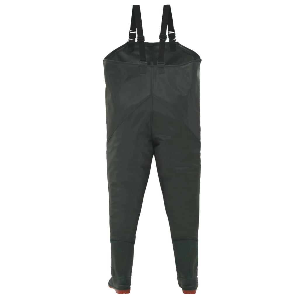 Vidaxl waadbroek avec bottes taille 41 vert