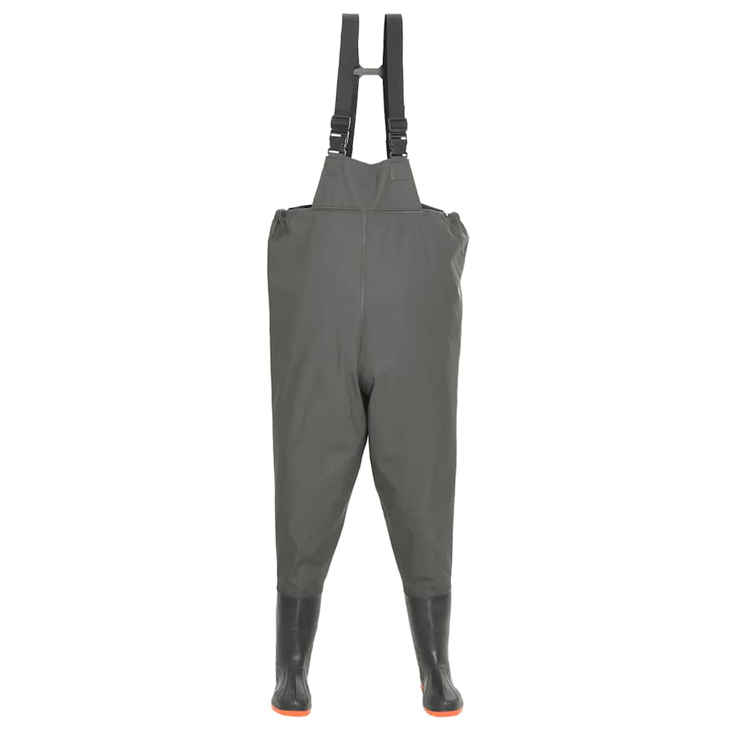 Vidaxl waadbroek avec bottes taille 44 vert