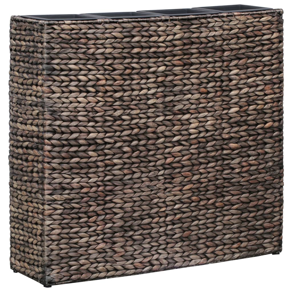 Jardinière vidaxl élevé avec 4 pots brun hydraunt