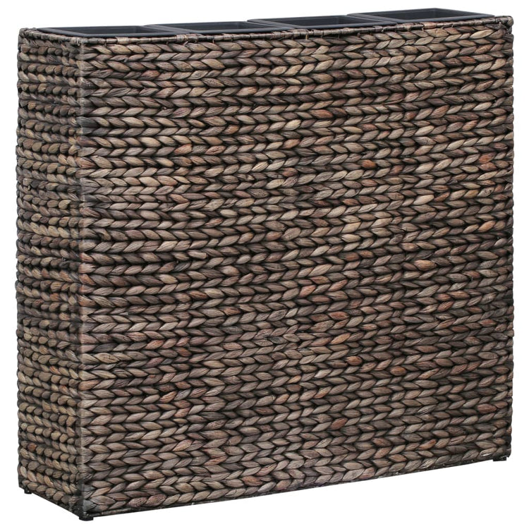 Jardinière vidaxl élevé avec 4 pots brun hydraunt