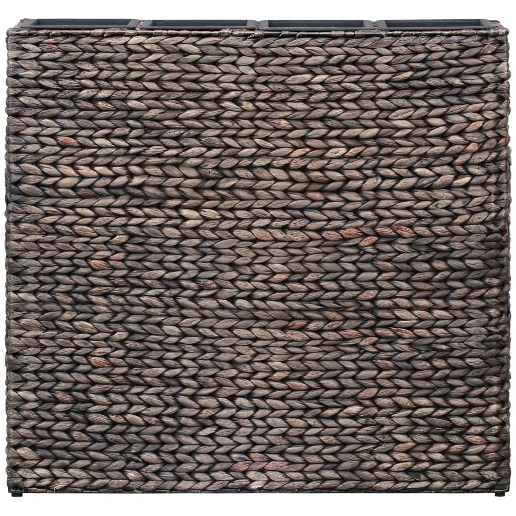 Jardinière vidaxl élevé avec 4 pots brun hydraunt